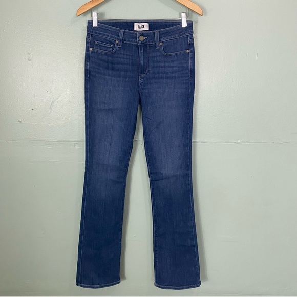 Paige Manhattan Blue Denim Jeans‎ Bootcut Size 27